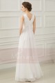 Cheap evening dress Brittany in white muslin - Ref L202 Promo - 04