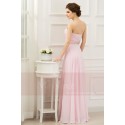 Pink Long Prom Dress With Rhinestones - Ref L268 - 02