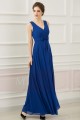 robe de soirée longue bleu roi pour témoin de mariage - Ref L762 - 05