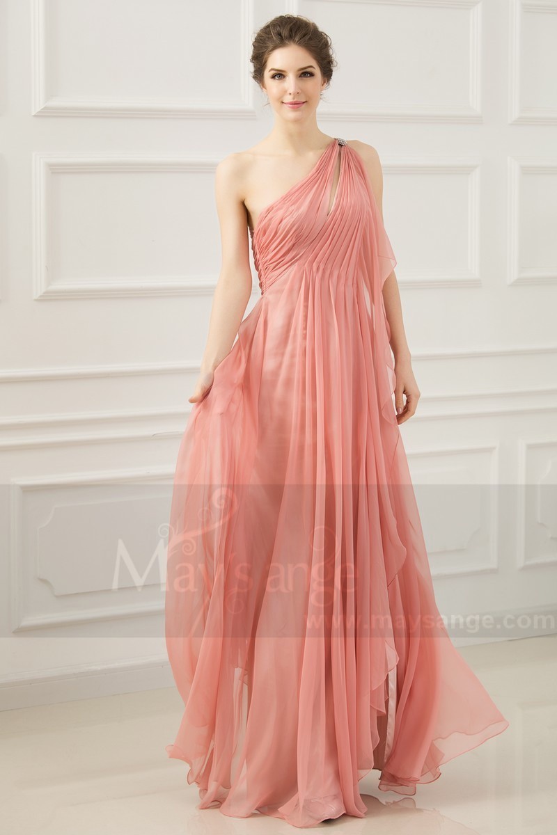 robe de soirée grec vieux rose L765 - Ref L765 - 01 robe de soirée grec vieux rose L765 - Ref L765 - 01