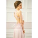 Open Back Sexy Powder Pink Evening Dresses With Slit - Ref L758 - 05