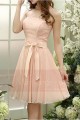 Short Strapless Pink Prom Dress - Ref C820 - 02