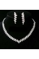 Chic wedding necklace with rhinestone - Ref E093 - 02