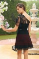 Black  Cocktail dress chic a lace pretty cuff A vosge - Ref C822 - 04