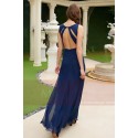 Prom dress blue pretty naked butterfly wings - Ref L774 - 02
