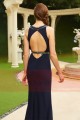 Open Back Sexy Long Evening Blue Dress With Slit - Ref L778 - 02