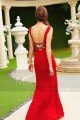 Red celebrity dress sirene underlines chest and waist - Ref L781 - 05