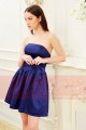 Strapless blue dress with a nice bow tie C843 - Ref C843 - 03