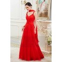 Robe de soiree Imperatrice Rouge Feu - Ref L788 - 02