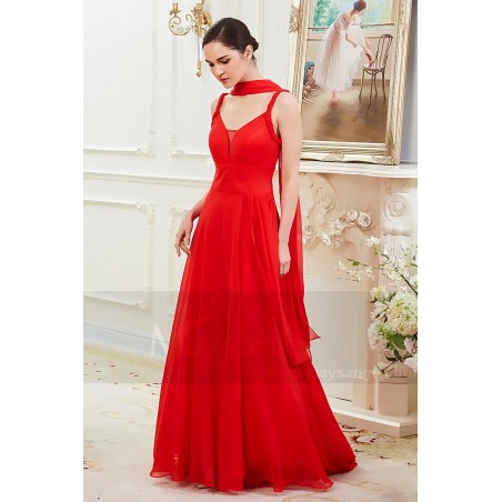 Robe de soiree Imperatrice Rouge Feu