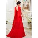 Robe de soiree Imperatrice Rouge Feu - Ref L788 - 05