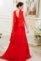 Robe de soiree Imperatrice Rouge Feu - Ref L788 - 05