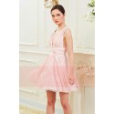 Robe Courte Rose Craquante Comme un Bonbon - Ref C846 - 05