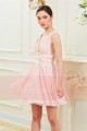 Robe Courte Rose Craquante Comme un Bonbon - Ref C846 - 05