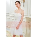 robe courte blanche bal fille femme danse avec moi - Ref C851 - 04