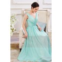 Robe de Soiree Femme Longue Manches Col V Fendue Mousseline A Line Fluide  Chic Fendue Robe de Soirée Elegante Maxi Robe Longue Cocktail Mariage  Cérémonie,Blue1,S(Bust:92cm/36in) : : Mode