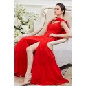 Robe de soiree Imperatrice Rouge Feu - Ref L788 - 06