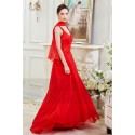 Robe de soiree Imperatrice Rouge Feu - Ref L788 - 07