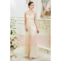 Champagne Long Dresses For women With Lace - Ref L798 - 05