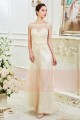 Champagne Long Dresses For women With Lace - Ref L798 - 05