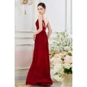 Beautiful Raspberry Formal Evening Gowns With An Open Back - Ref L794 - 05