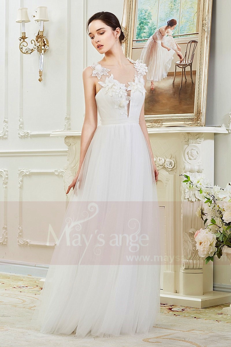 robe de mariée M369 blanc - Ref M369 - 01 robe de mariée M369 blanc - Ref M369 - 01