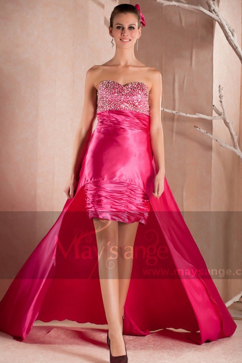 fuchsia evening gowns