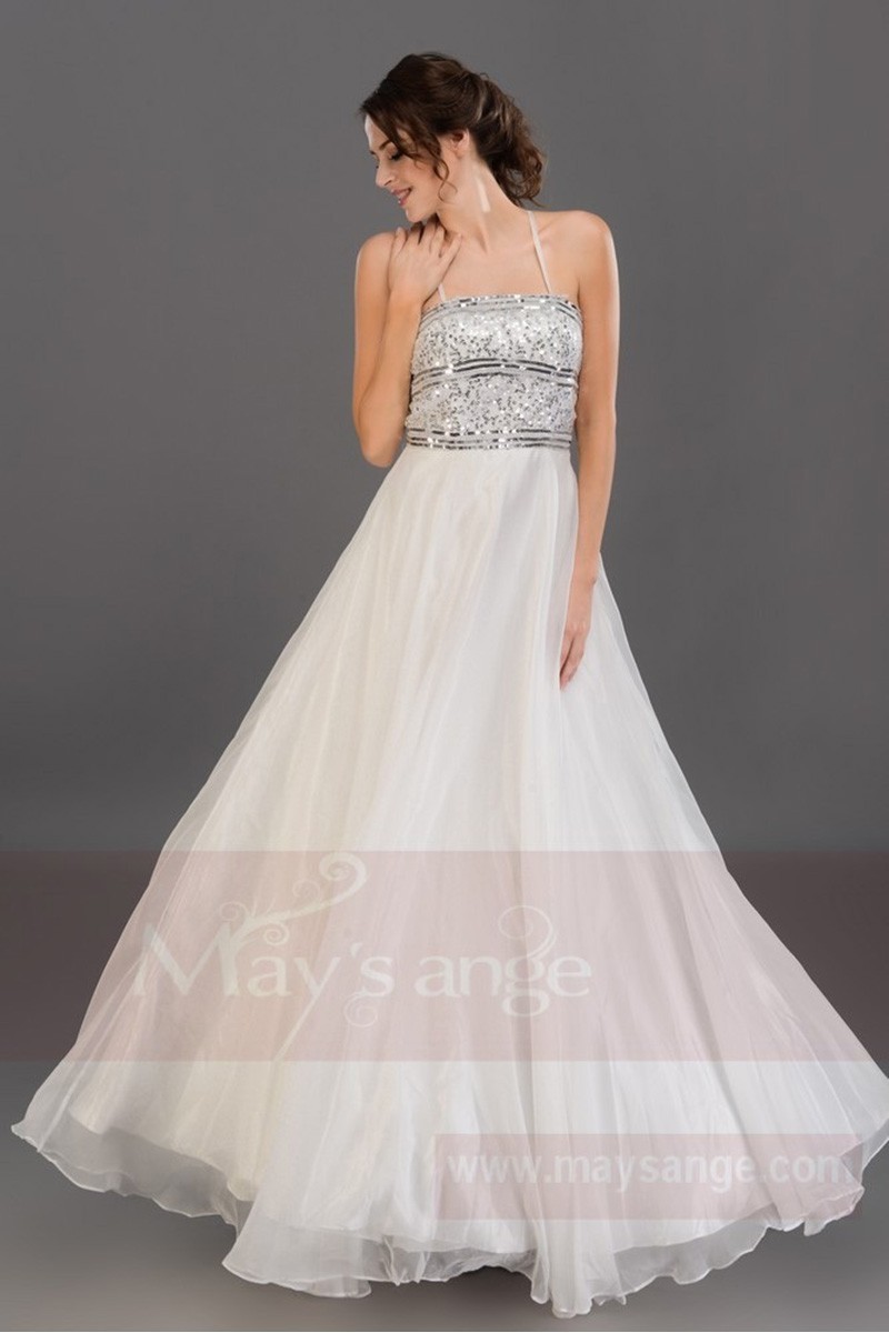 Promotion robe de soirée star Blanche - Ref L231 Promotion - 01 Promotion robe de soirée star Blanche - Ref L231 Promotion - 01