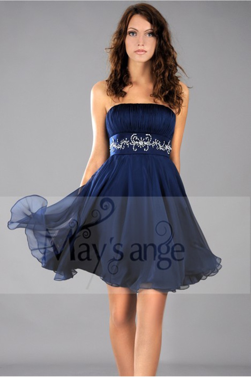 blue wedding guest dress