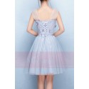 Tulle Short Bridesmaid Dress - Ref C854 - 04