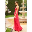 robe de soirée rose fuchsia longue chic - Ref L808 - 02