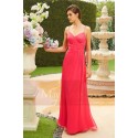 robe de soirée rose fuchsia longue chic - Ref L808 - 03