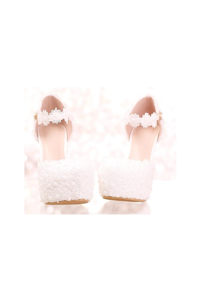 Escarpins De Mariage Valentino En Dentelle Ivoire Avec Cristaux - Taille 36 (6 US), Neuf Avec Boîte