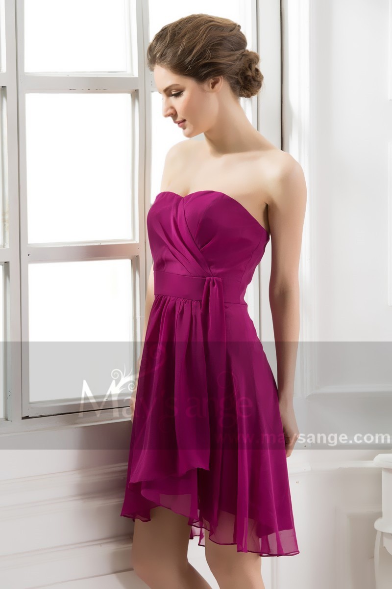 Strapless Dress Sensual Purple C501 - Ref C501 - 01
