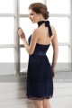 Midnight Blue Collar Party Dress - Ref C566 - 04