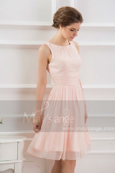 robe de fete courte petale de rose - C794 #1