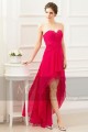 robe de soirée bustier dentelle asymetrique - Ref L763 - 03