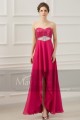 BARBIE Fuchsia High-Low Strapless cocktail dress - Ref L651 - 03