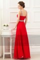 Robe cocktail longue rouge coquelicot maysange - Ref L530 - 04