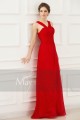 robe de soirée pas cher   rouge feu - Ref L772 - 03