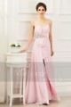 Pink Long Prom Dress With Rhinestones - Ref L268 - 03