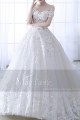 Off-The-Shoulder Sweetheart Tulle Lace Princess Wedding Dress 2018 - Ref M386 - 02