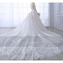 Off-The-Shoulder Sweetheart Tulle Lace Princess Wedding Dress 2018 - Ref M386 - 03