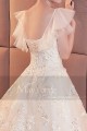 Cap Sleeve Tulle Affordable Wedding Dress - Ref M392 - 05