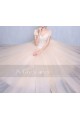 robe chic pour mariage couleur champagne pale nœud au dos - Ref M374 - 04