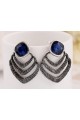 Bijou oreille femme bleu chic - Ref B009 - 02