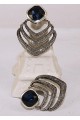Cute sapphire blue earrings for women - Ref B009 - 03