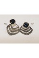 Cute sapphire blue earrings for women - Ref B009 - 04