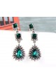 Best green statement earrings wedding - Ref B048 - 05