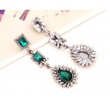 Best green statement earrings wedding - Ref B048 - 06